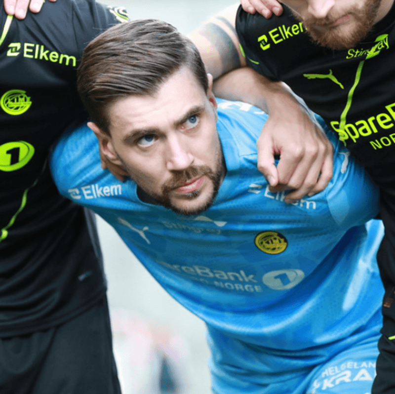 Keepertrøye HAIKIN lys blå